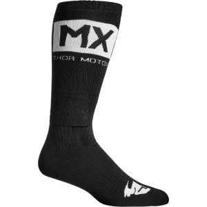 CALCETIN HOMBRE THOR MX SOLID BK/WH