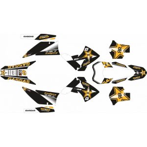 KIT ADHESIVOS GAS GAS EC 2011 ROCKSTARS BLANCO
