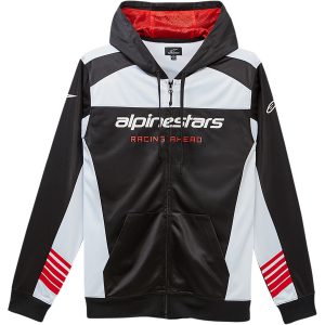 SUDADERA ALPINESTARS SESSIONS II FLEECE BL/WH