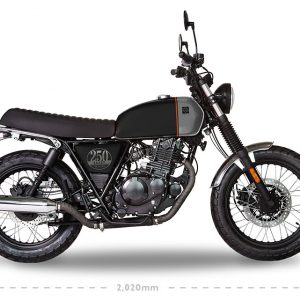 BRIXTON CROMWELL NEGRO/GRIS 250cc