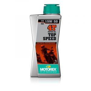 ACEITE MOTOREX TOP SPEED 15W50 4T 1L