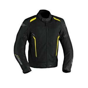 Chaqueta SEVENTY – SD-JT32 verano touring negro/amarillo