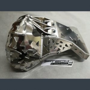 CUBRECARTER CON PROTECTOR DE ESCAPE DE ALUMINIO P-TECH HUSQVARNA TE 250/300 (2017-2019)