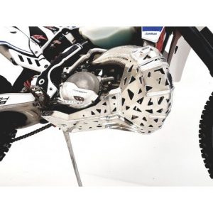 CUBRECARTER CON PROTECTOR DE ESCAPE DE ALUMINIO P-TECH HUSQVARNA TE250/300 (2014-2016)