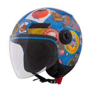 CASCO SHIRO SH-62 TRAVELSTAMPS NIÑO T.L