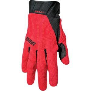 GUANTES THOR DRAFT RED/BLACK