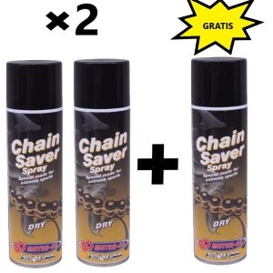 2 UNIDADES SPRAY BO OIL CADENA SAVER DRY 500ML + 1 GRATIS