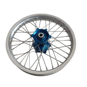 LLANTA DNA TRASERA YAMAHA YZ/YZF PLATA/AZUL 19"