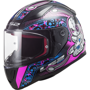 CASCO LS2 FF353 RAPID MINI VOODOO FLUOR PINK JUNIOR