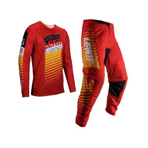 KIT EQUIPACION CAMISETA + PANTALON LEATT 3.5 ROJO